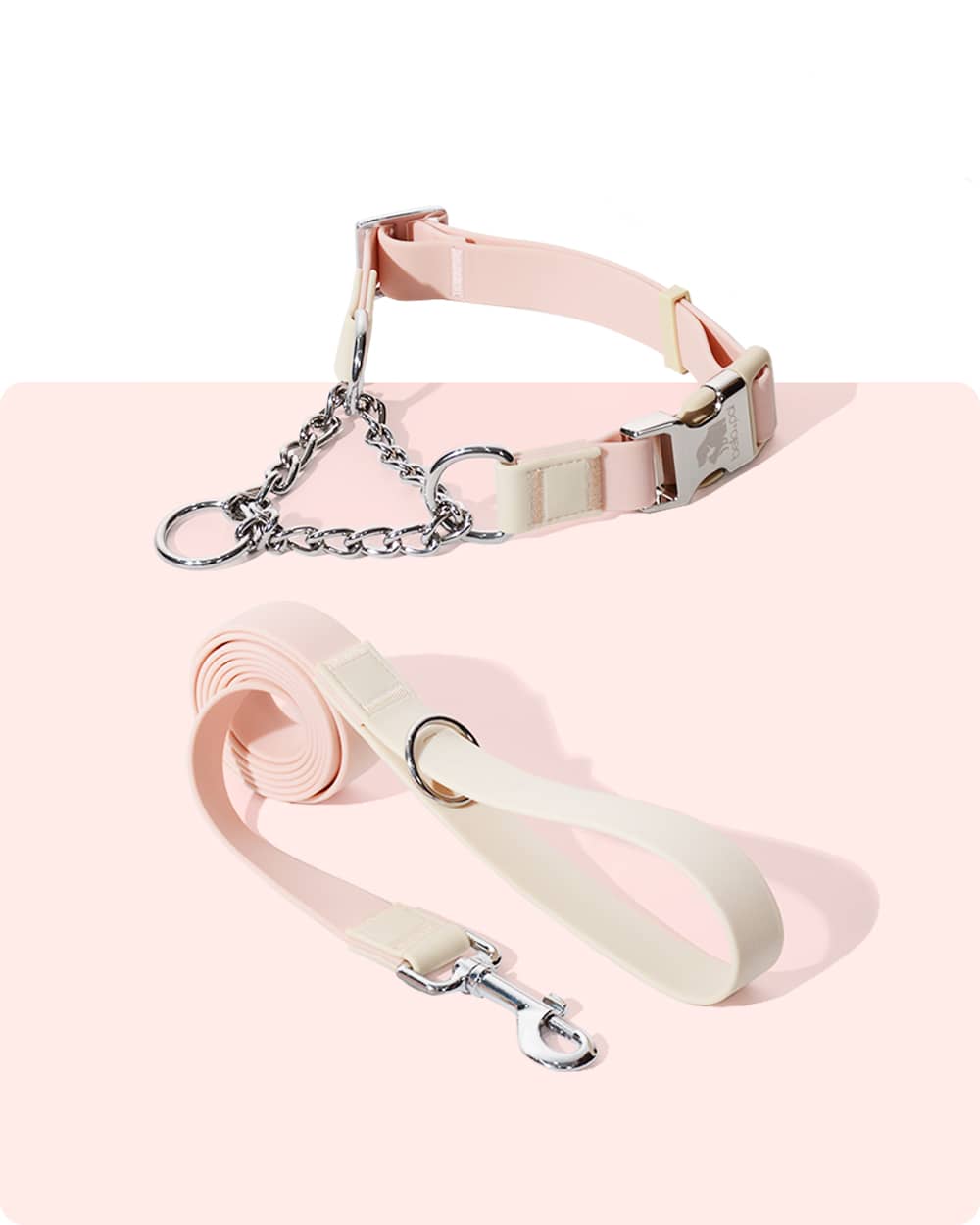 BELLA PAL Waterproof Martingale Collar Set For Medium Dogs