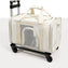 Rolling Pet Carrier with Detachable Trolley - Cloud Dancer