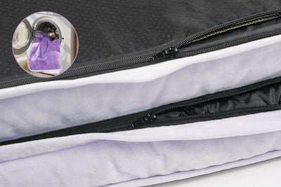 Zip-off machine-washable cover