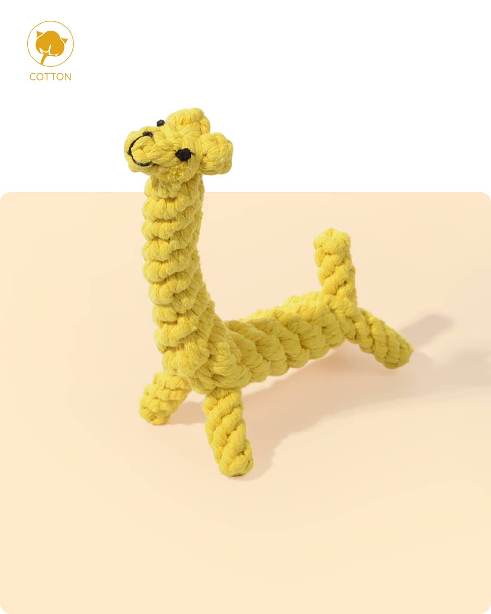 Animal Design Cotton Rope Dog Toy