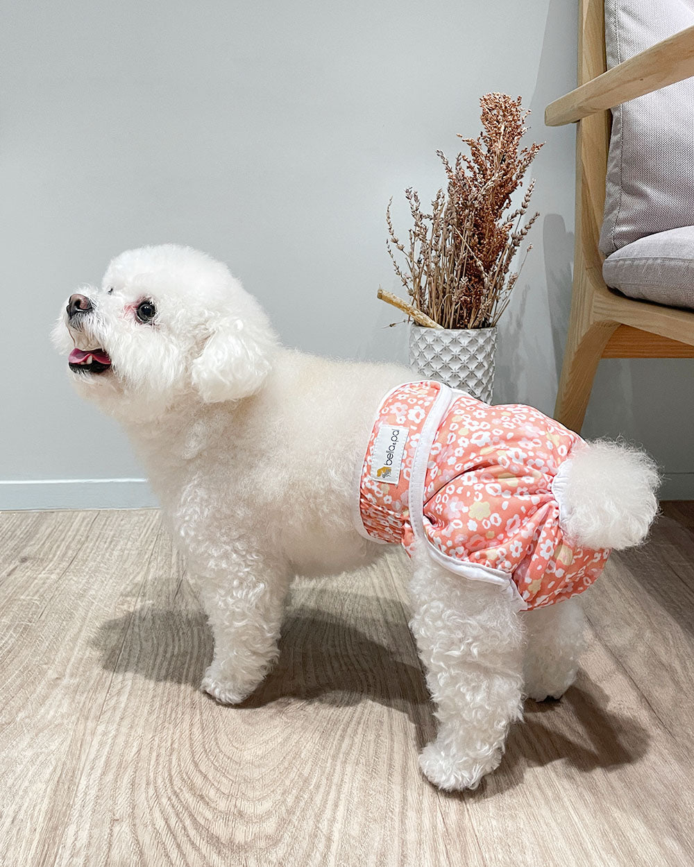 Washable Floral Female Dog Diapers Pack Absorbent