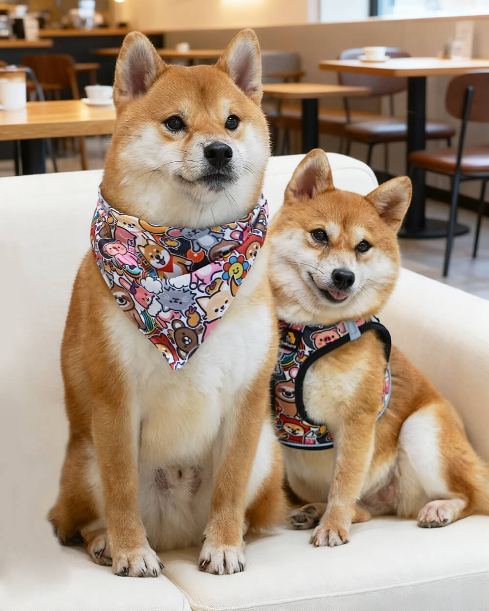 Bella & Pal × PJai & Friends Triangle Dog Bandana - Carnival