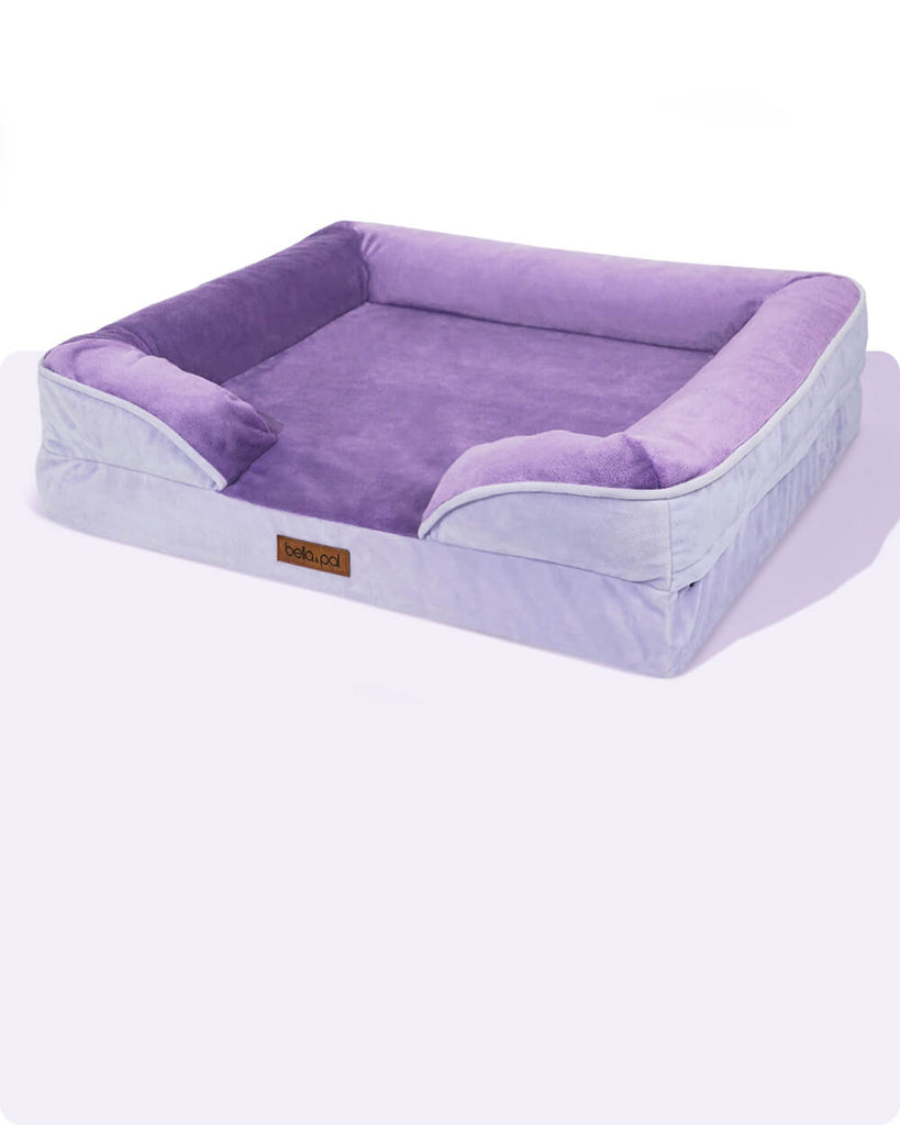 Orthopedic Dog Bed with Bolster – Joint Support & Waterproof Liner