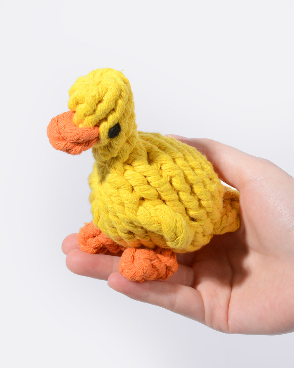 動物設計棉繩狗玩具 - 鴨