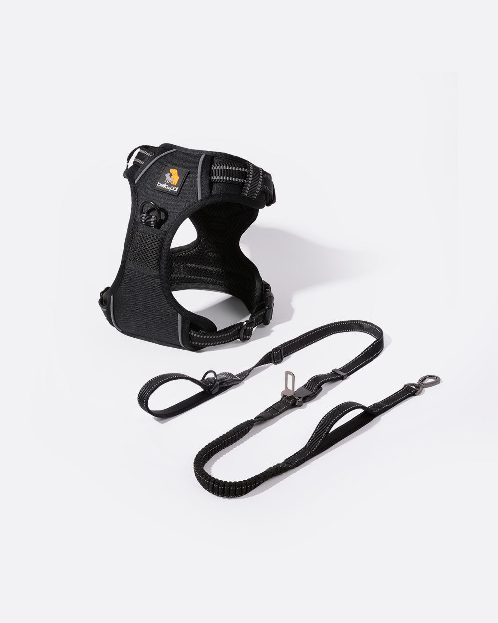 Smart Pro Harness and Hands-Free Leash Set - Classic Black