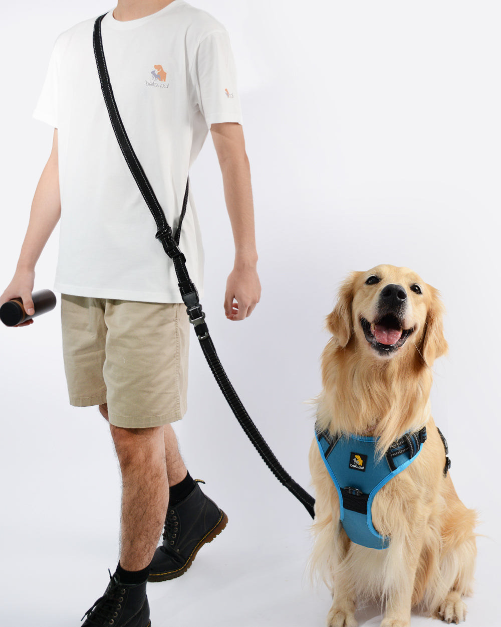 Smart Pro No Pull Harness and Hands-Free Leash Set - Yale Blue