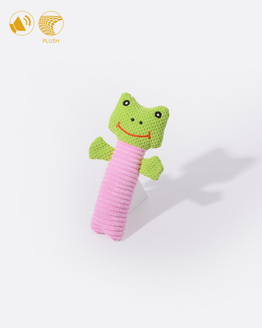 Plush Squeaky Dog Toy - Frog