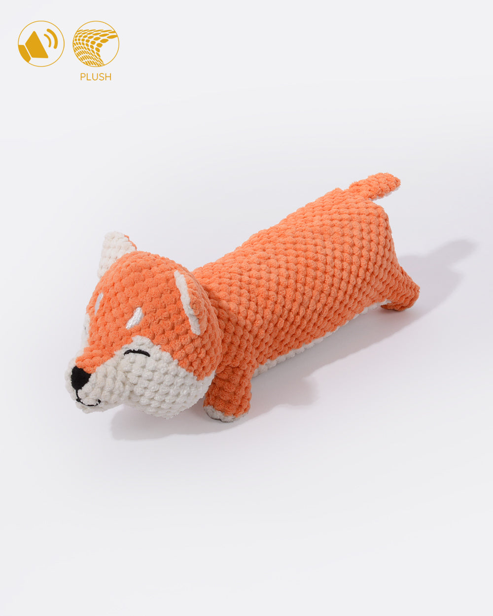 Plush Squeaky Dog Toy - Fox
