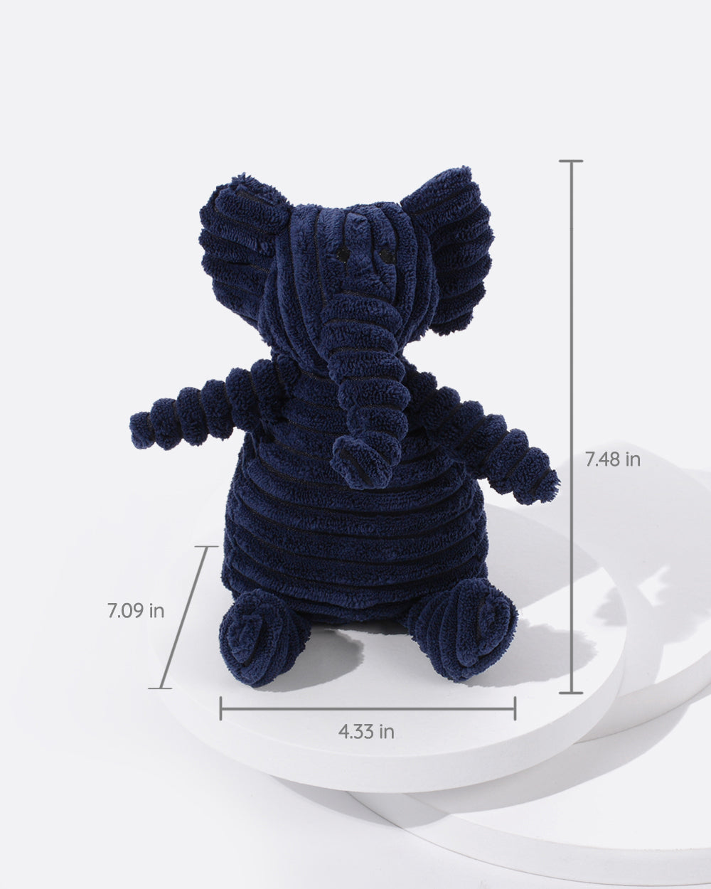 Plush Squeaky Dog Toy - Elephant