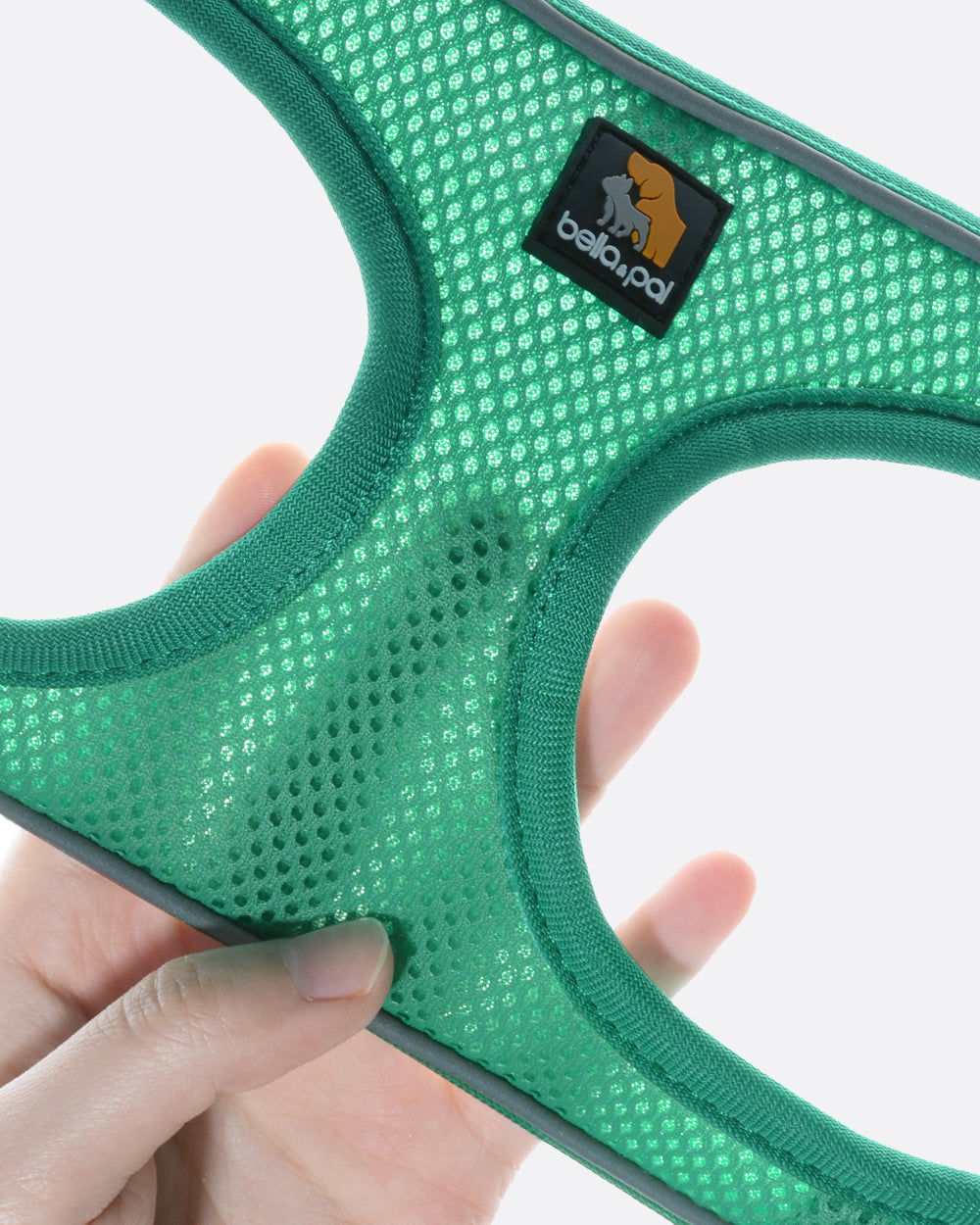 OxyMesh Velcro Step-in Harness Walking Set- Emerald