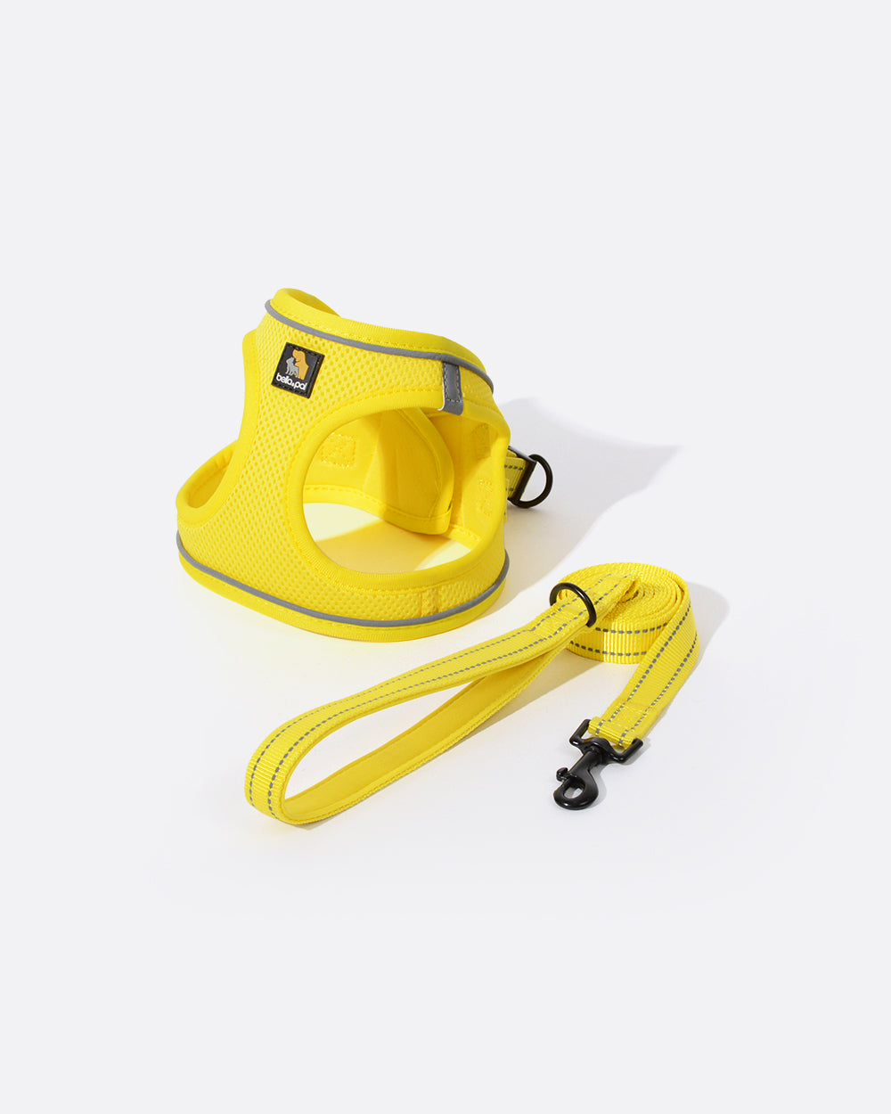 OxyMesh Velcro Step-in Harness and Leash Set - Lemon Yellow