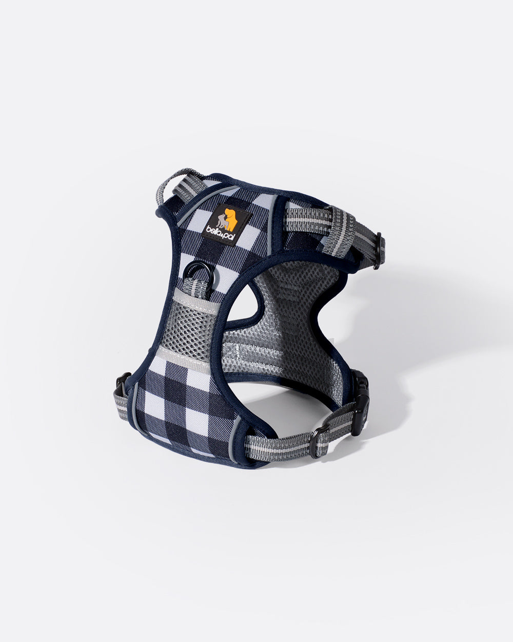 Smart Pro No Pull Dog Harness - Scottish Style Navy And White Grid
